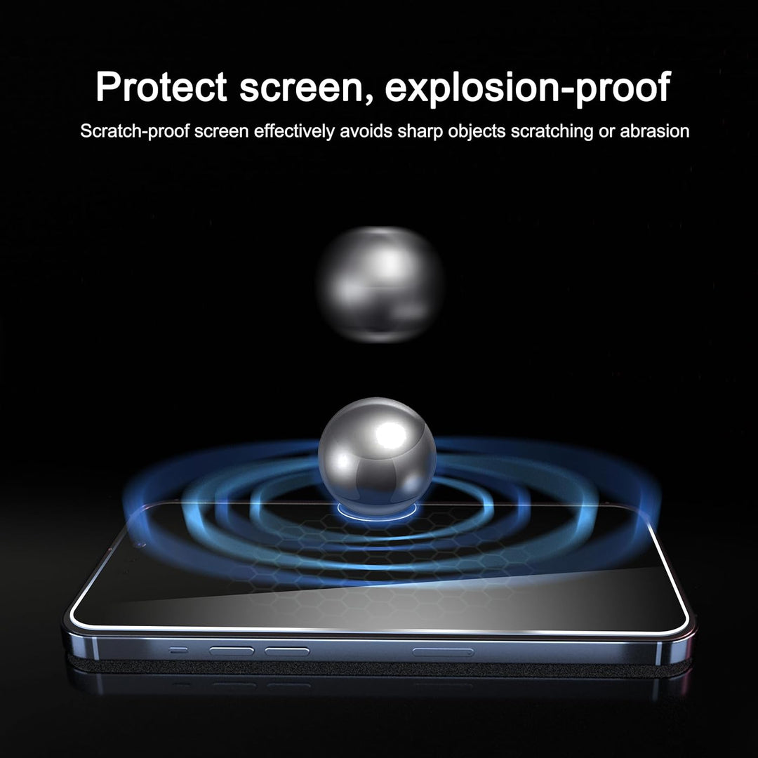 3Pack Privacy Screen Protector for Iphone 15 Pro Max [6.7 Inch]+3Pack Camera Lens Protector,Sensor Protection,Dynamic Island Compatible,Anti Spy Tempered Glass[9H Hardness]-Hd[6 Pack]