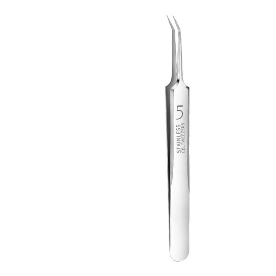 High Precision High Hardness Cell Tweezer Blackhead Removing Tweezers Stainless Steel Splinter Acne Clip No 5 Cell Tweezer