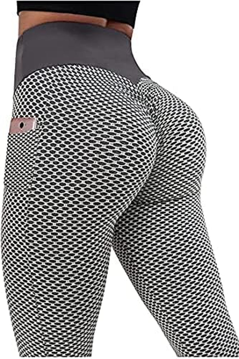 Leggings for Women 2 Pack, High Waist Booty Lift Workout Leggings for Women