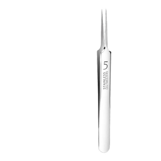 High Precision High Hardness Cell Tweezer Blackhead Removing Tweezers Stainless Steel Splinter Acne Clip No 5 Cell Tweezer