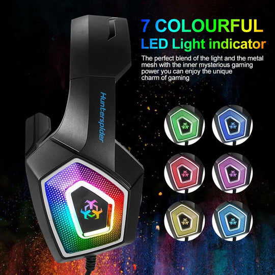 Dragon Stereo LED Gaming Headset with Microphone