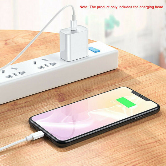 20W USB-C To Lightning  Power Adapter - iPhone,Ipad, AirPods Charger with Fast Charging Cable