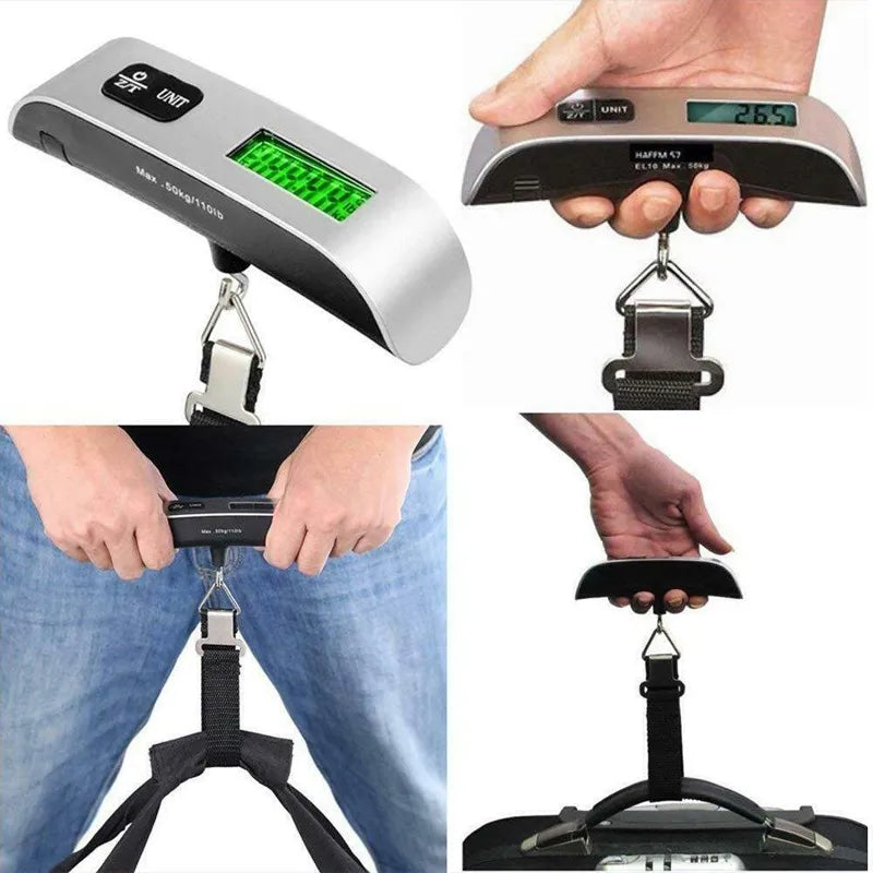 "Digital Scale - 50kg Electronic Balance for Kitchen, Luggage, and Travel"