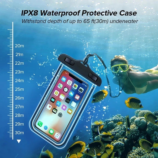 Pack Of 3 Waterproof Phone Pouches