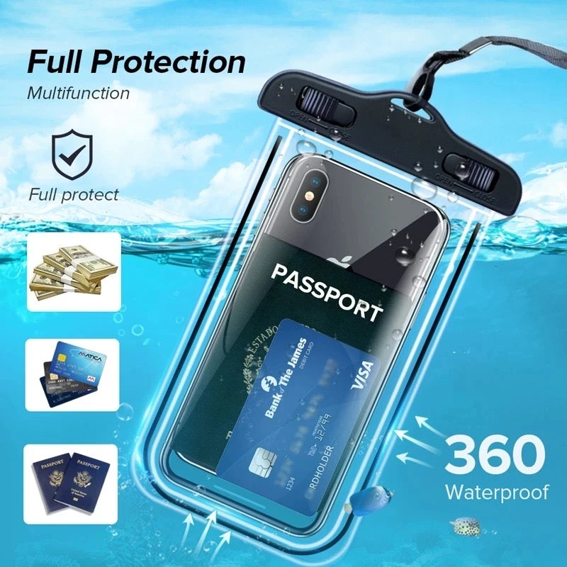 Pack Of 3 Waterproof Phone Pouches